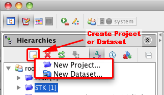 Data Manager Toolbar